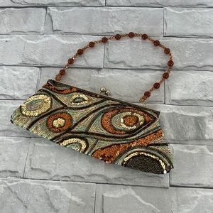 Beaded Bejeweled mini Evening bag